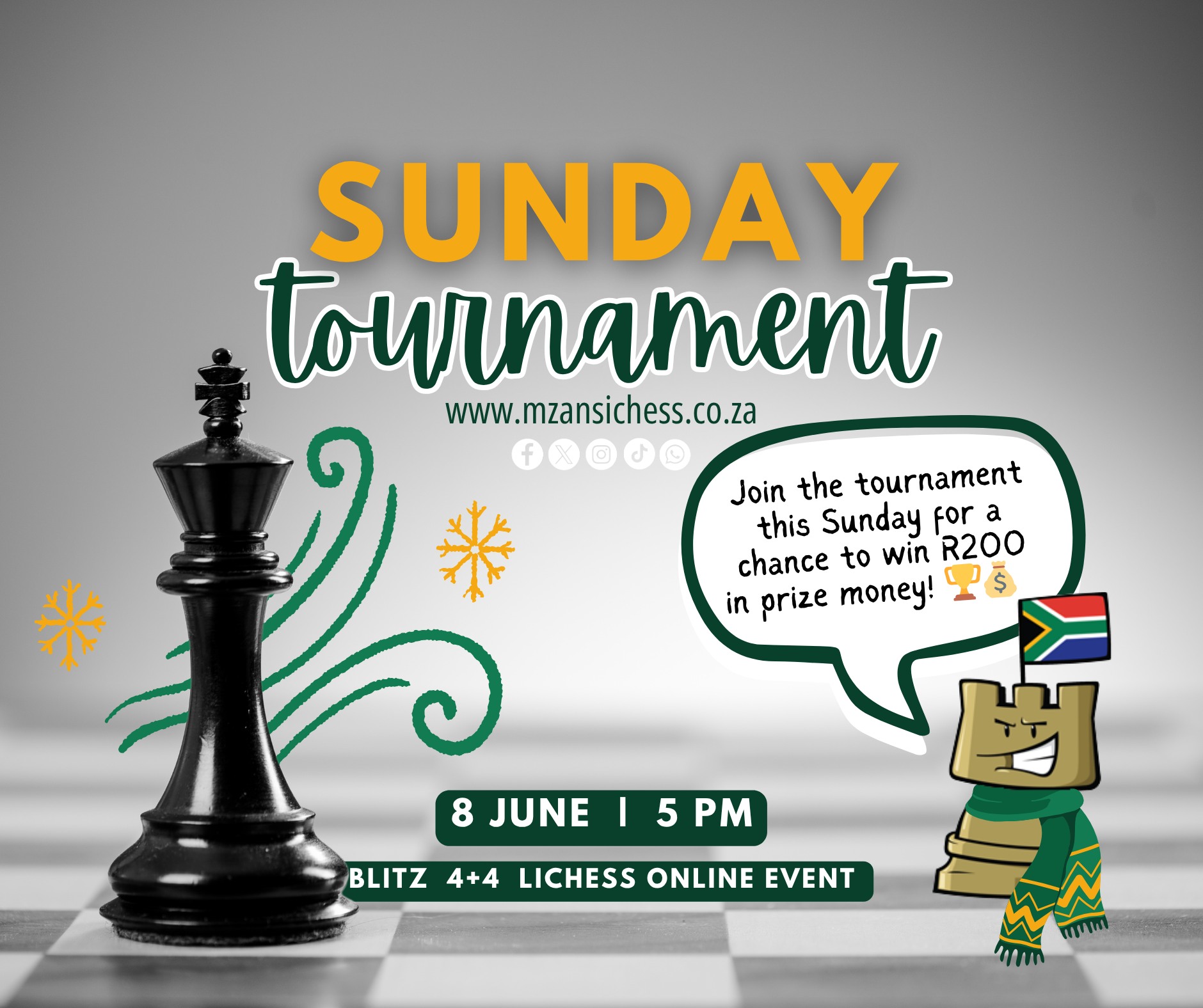 Mzansi Chess Academy Online Blitz Tournament