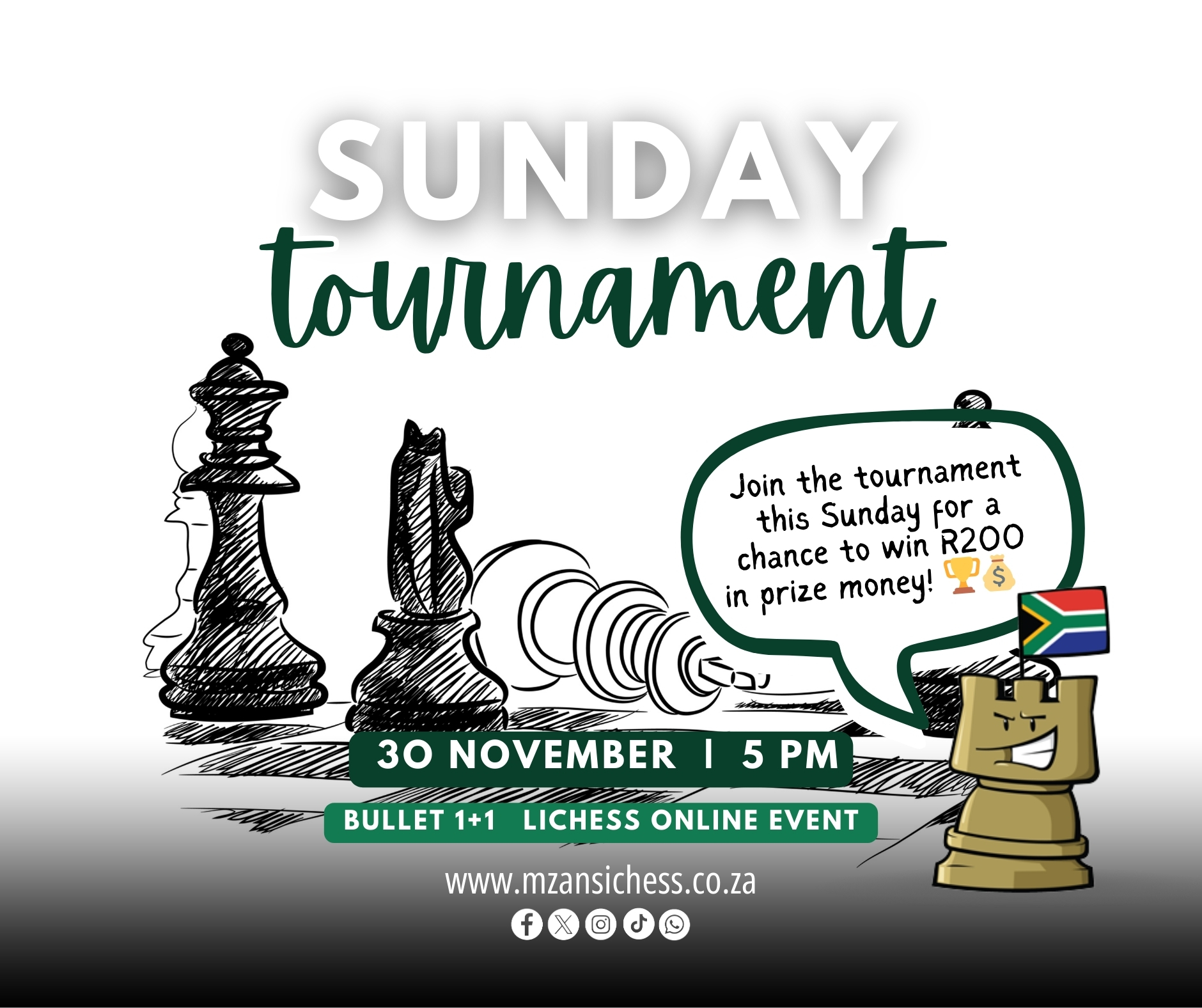 Mzansi Chess Academy Online Blitz Tournament