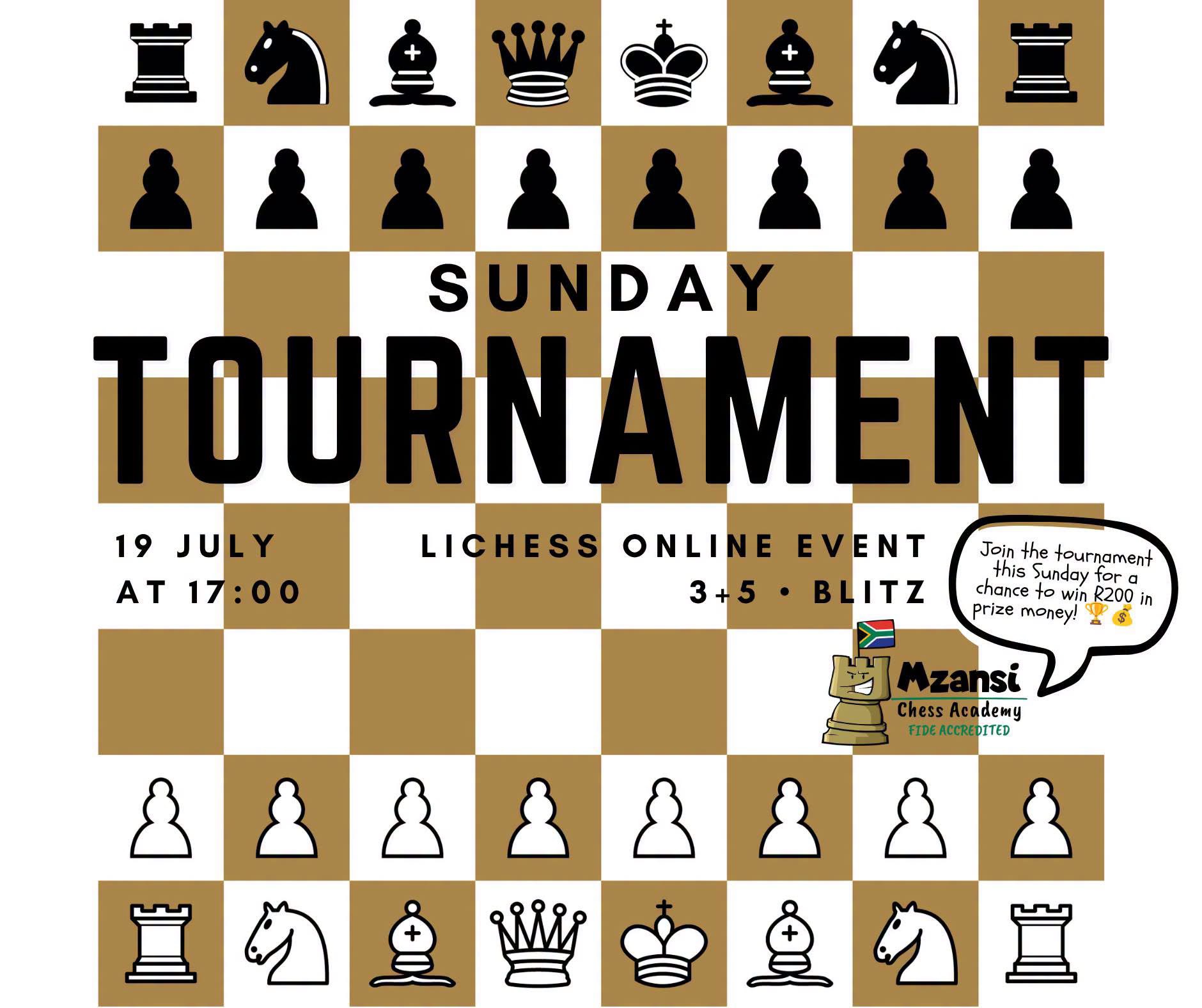 Mzansi Chess Academy Online Blitz Tournament
