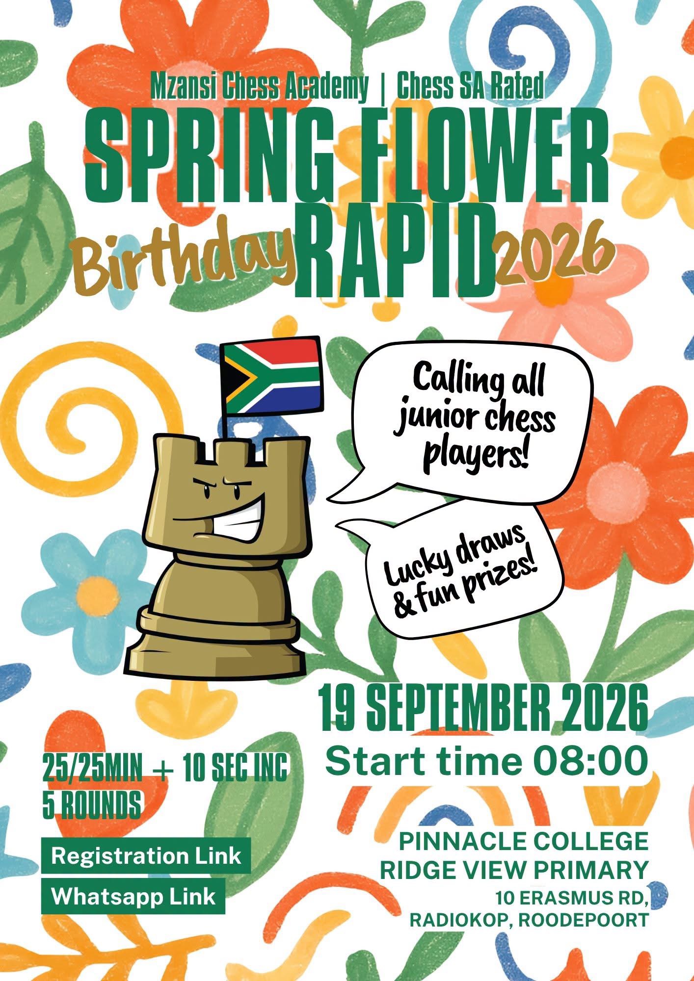 MCA Spring Flower Birthday Rapid 2026