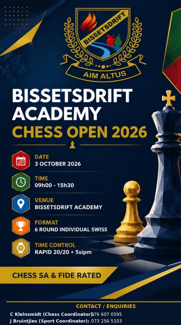 Bissetsdrift Academy Chess Open 2026