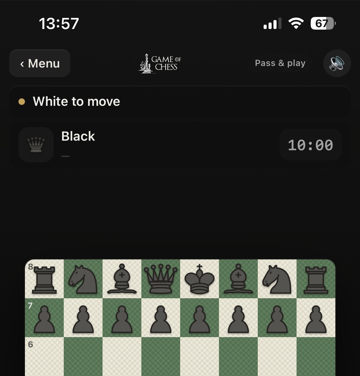 Game Of Chess Saturday KO